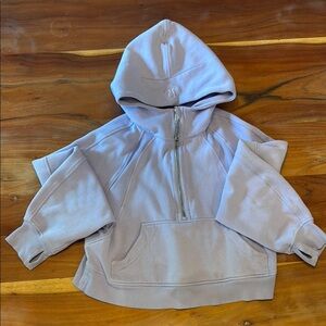 Lululemon Lavender scuba cropped quarter zip by lululemon athletica